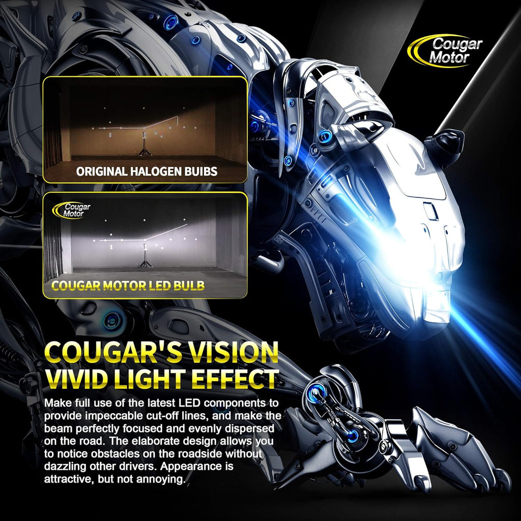 H7 LED Bulb Conversion Kit, 6500K Cool White, Pack of 2 X5577