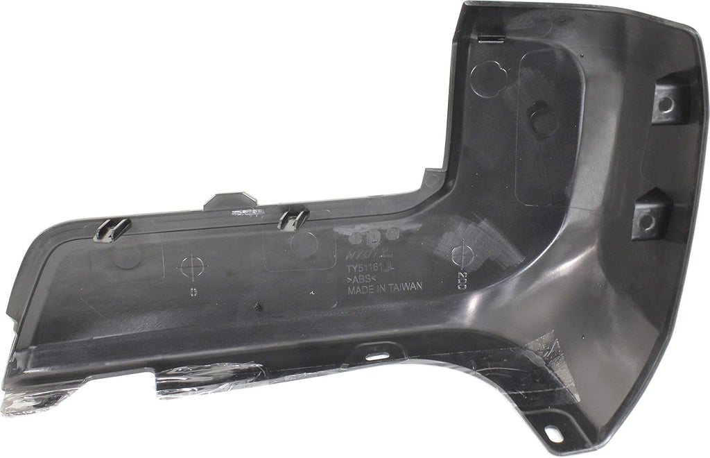 Black Driver Side Rear Bumper End Cap Pack of 2 K646257