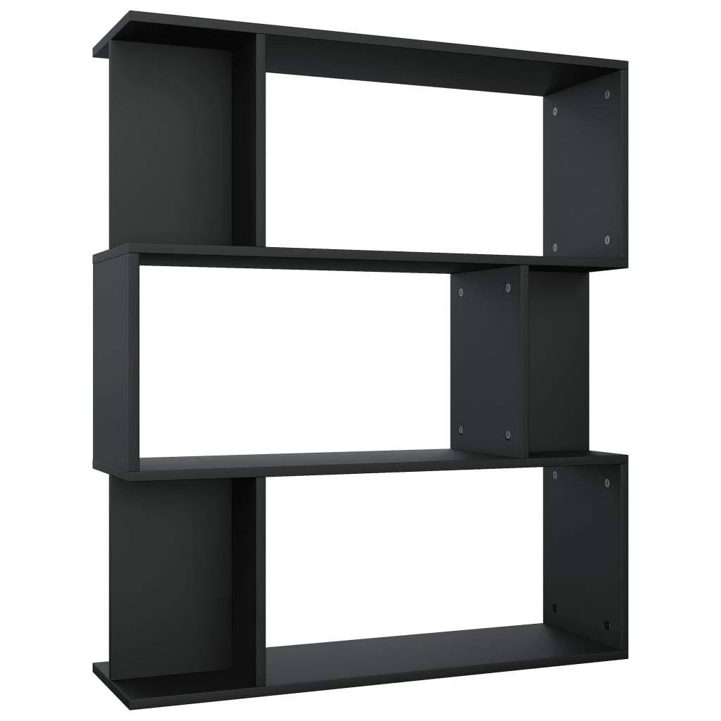 Gray Book Cabinet Room Divider Chipboard P339831
