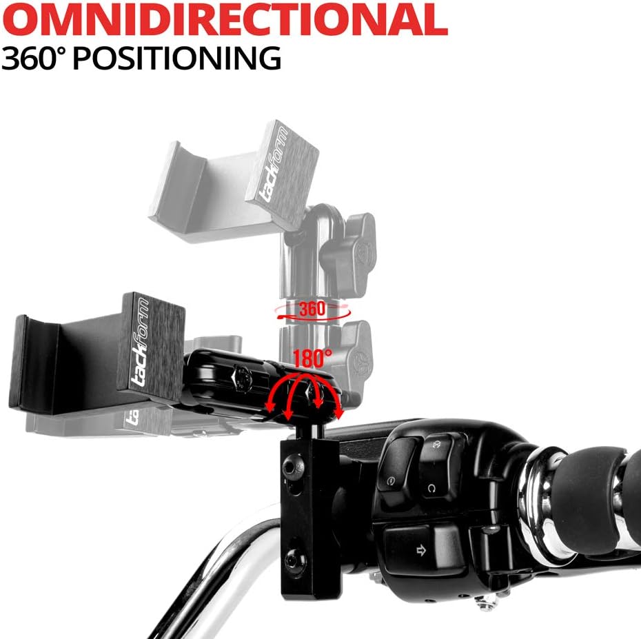 Motorcycle Phone Mount with All Metal Construction Z5605