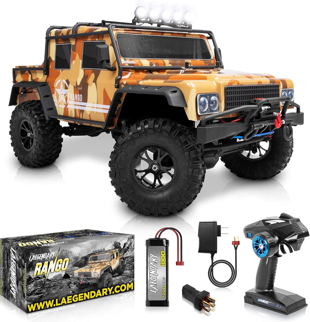 Red Orange 4x4 Offroad Remote Control Truck L546