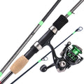2 Piece Graphite Spinning Rod and Reel Combo, Pack of 2 H534673