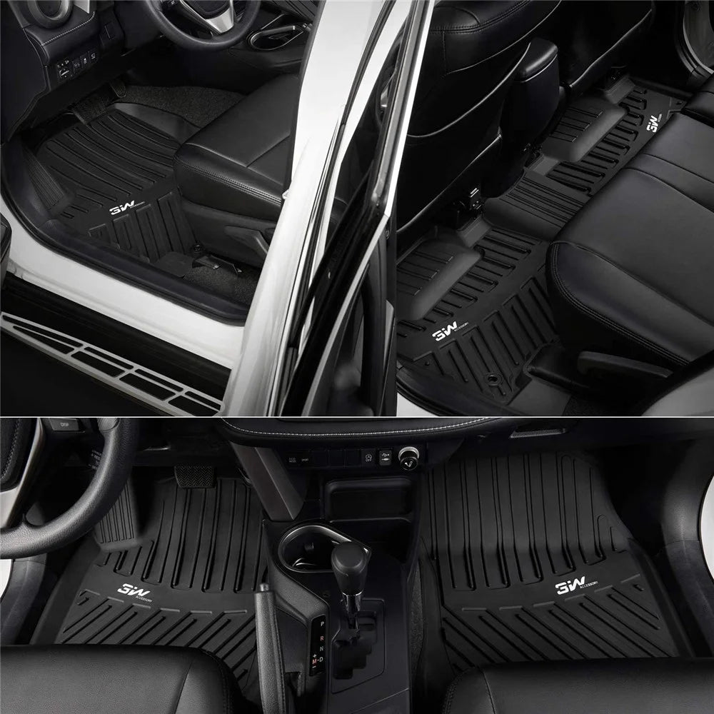 Black Floor Liner Full Set Car Liners R509