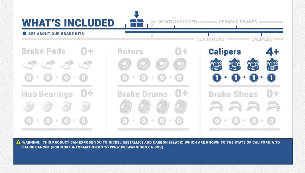 Brake Kit with Front and Rear Calipers S241
