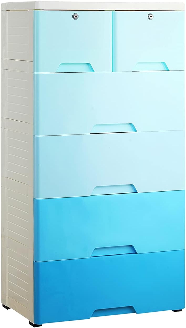 6 Drawers Plastic Dresser C5752