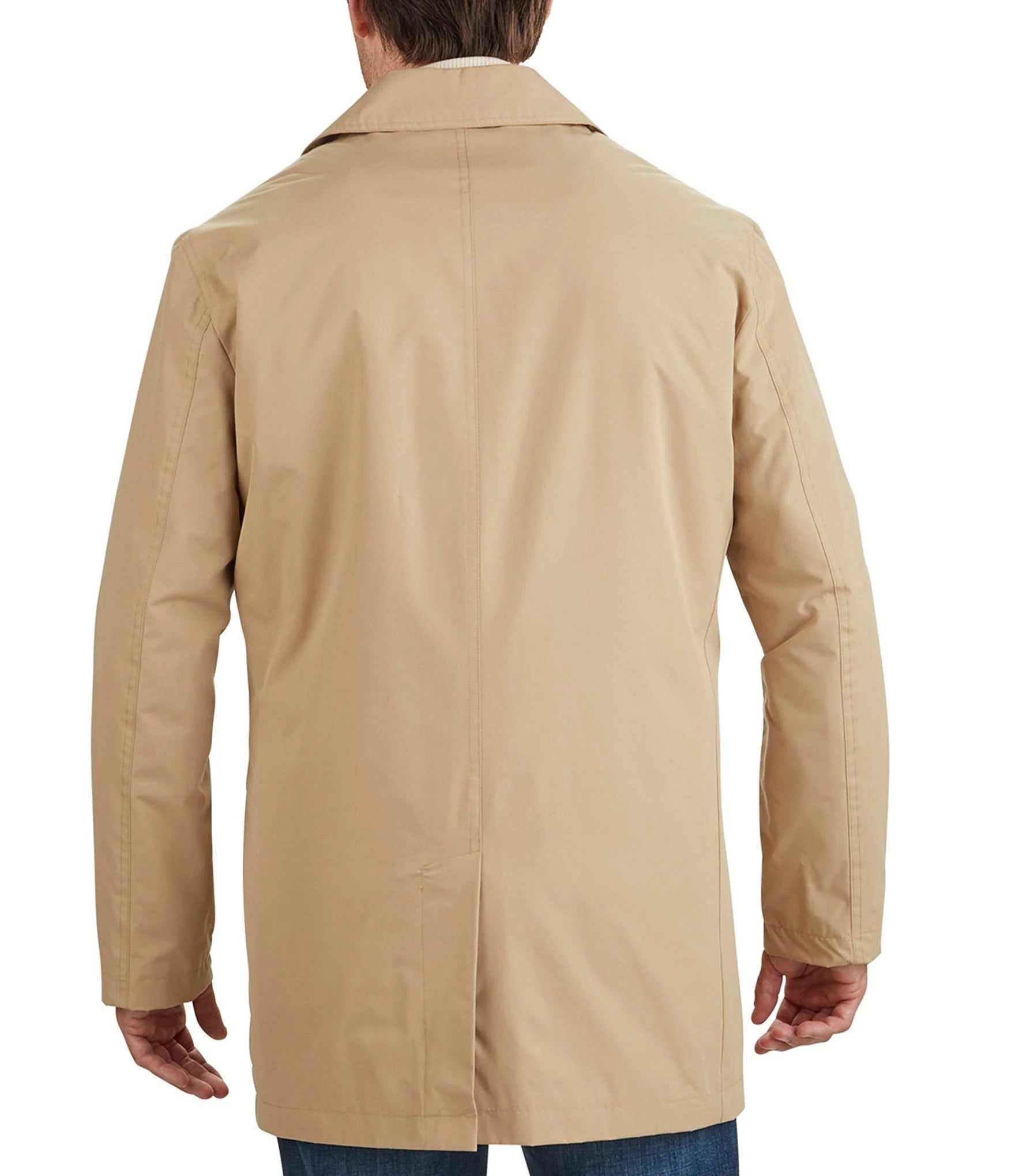 Navy Rain Car Coat Z984412
