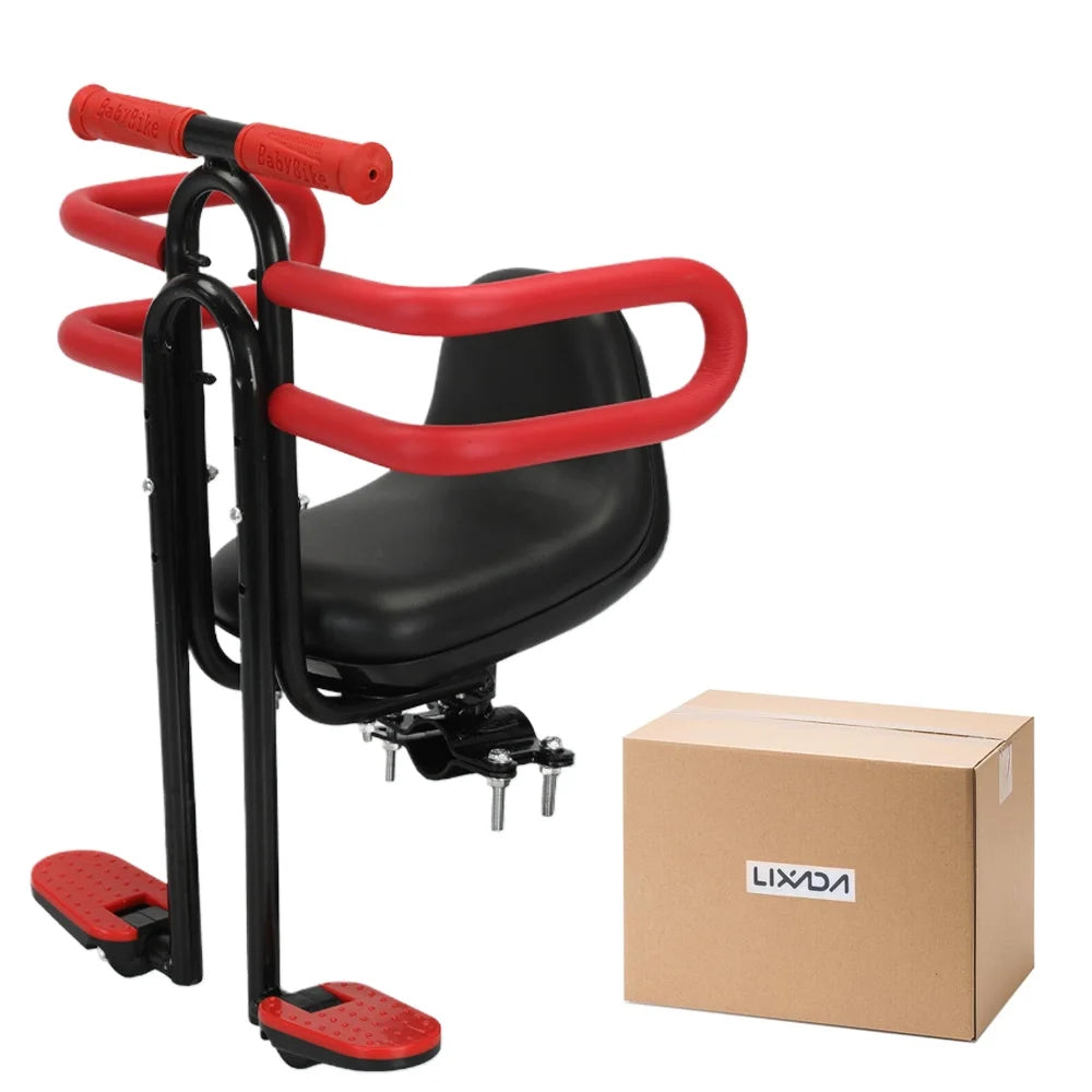 Front Toddler Bike Seat with Fence and Footrest A268