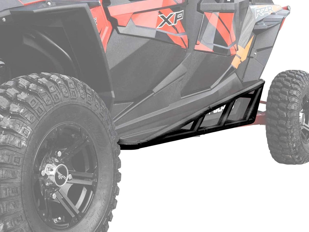 Red Nerf Bars with UV-Resistant Powder Coat Finish X282