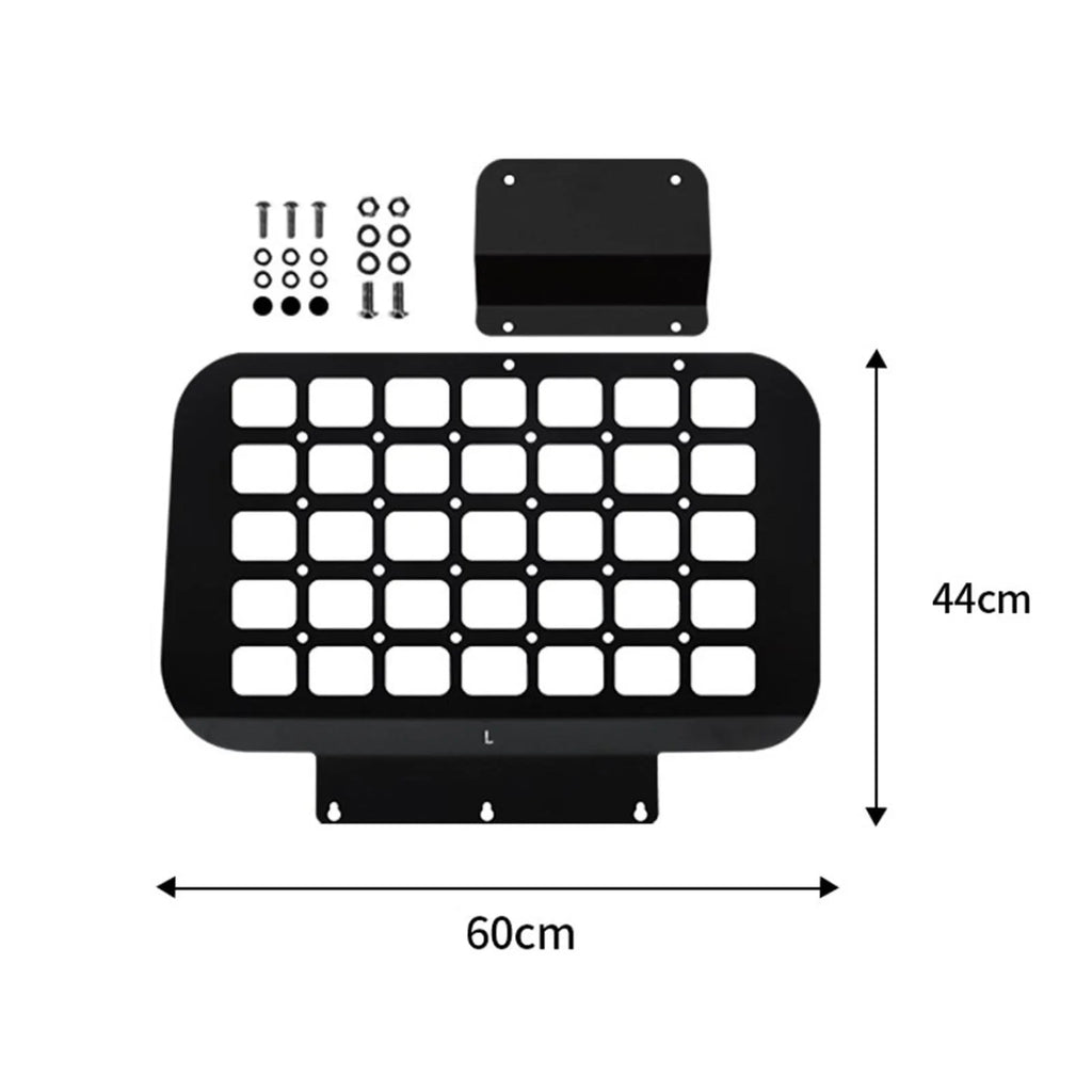 2x Rear Window Side Storage Racks Internal Expansion Accessories Multifunction Rack Rear Cargo Luggage Storage Carrier B415085
