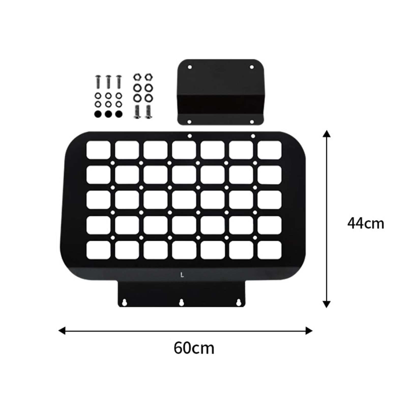 2x Rear Window Side Storage Racks Internal Expansion Accessories Multifunction Rack Rear Cargo Luggage Storage Carrier B415085