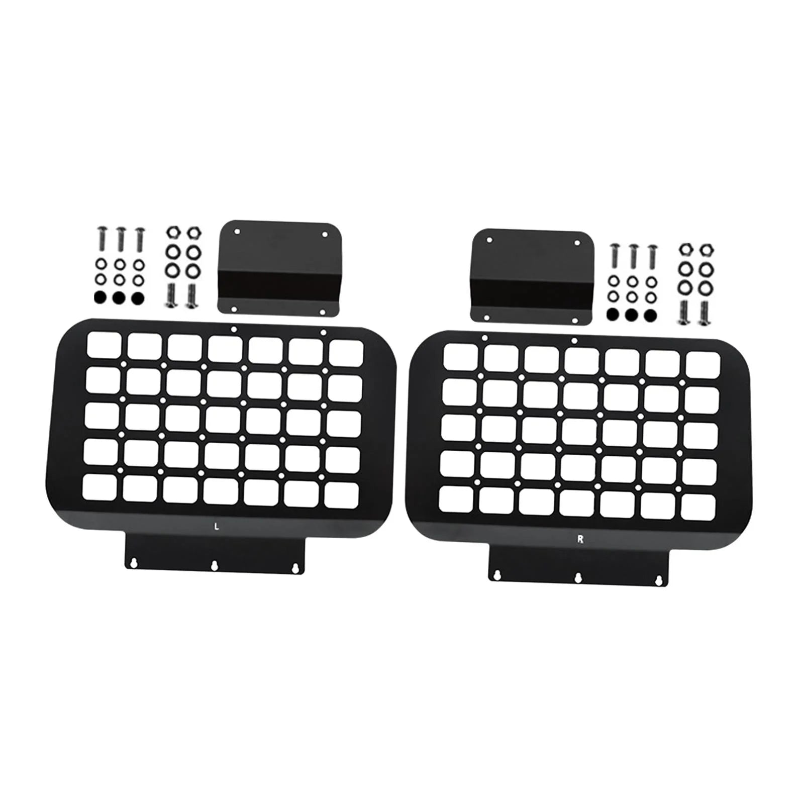2x Rear Window Side Storage Racks Internal Expansion Accessories Multifunction Rack Rear Cargo Luggage Storage Carrier B415085