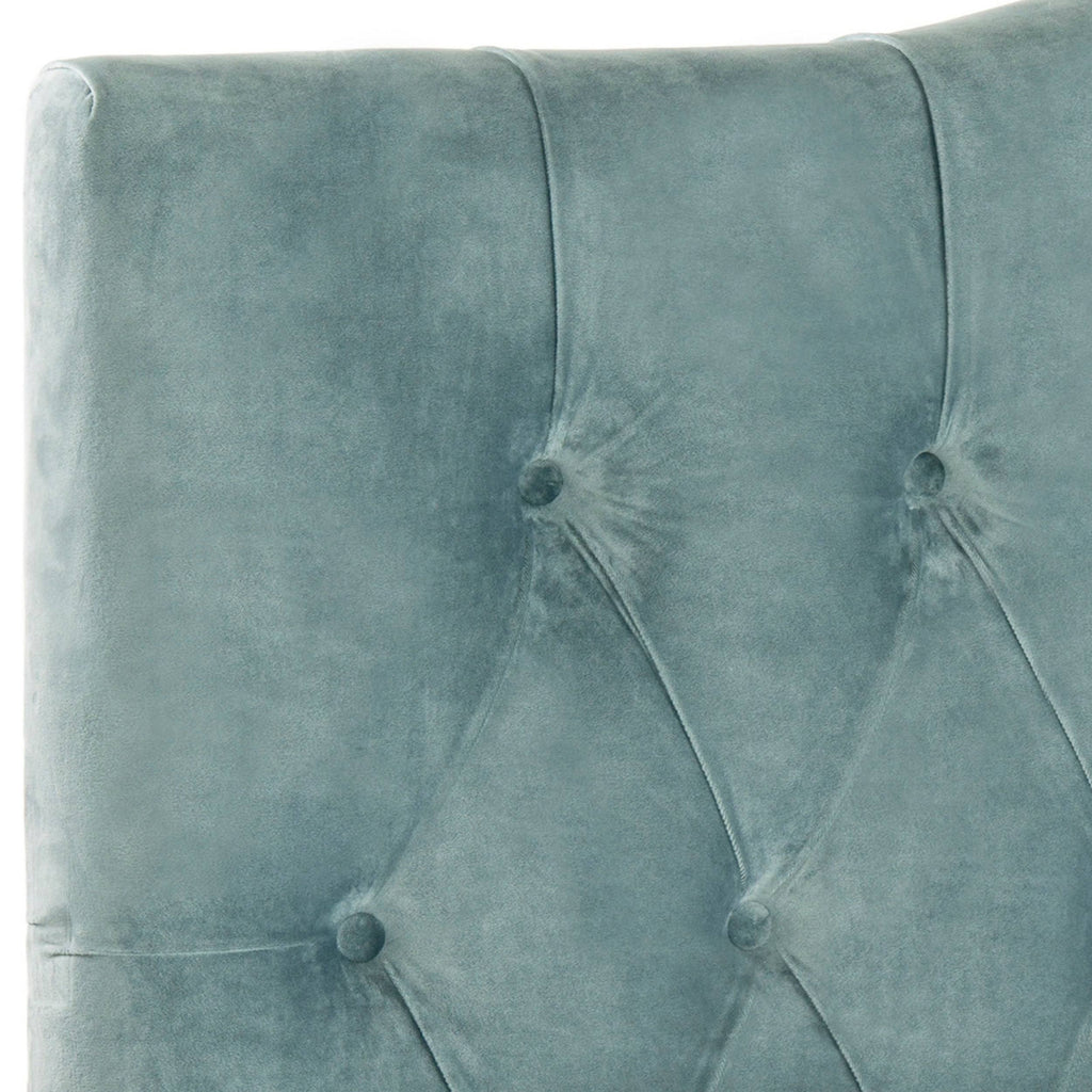 Blue Tufted King Headboard M614730