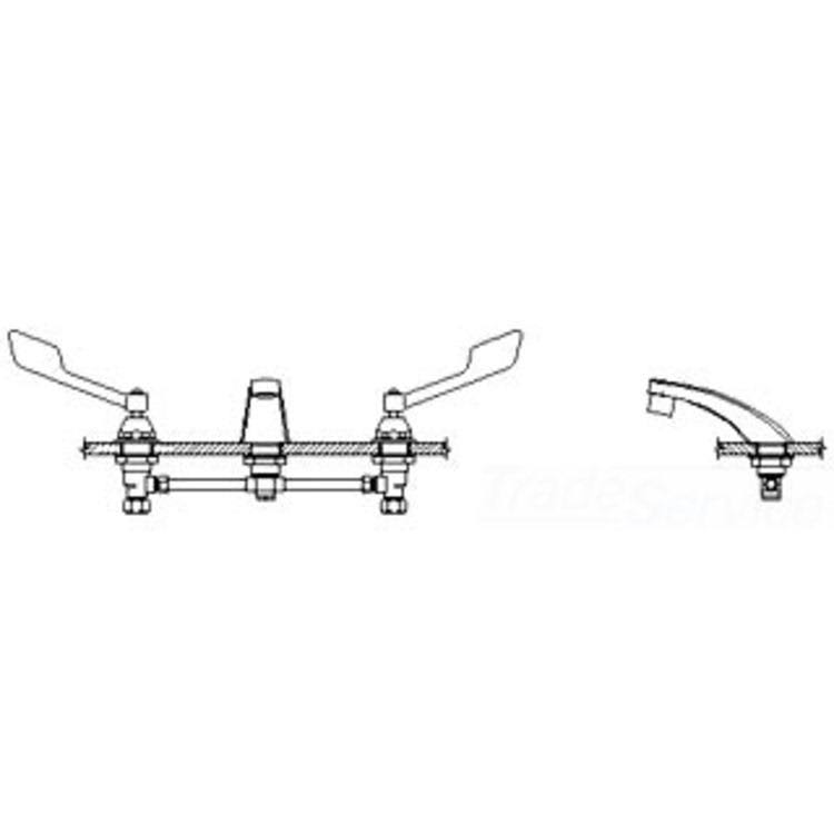 Two Handle Widespread Lavatory Faucet D547