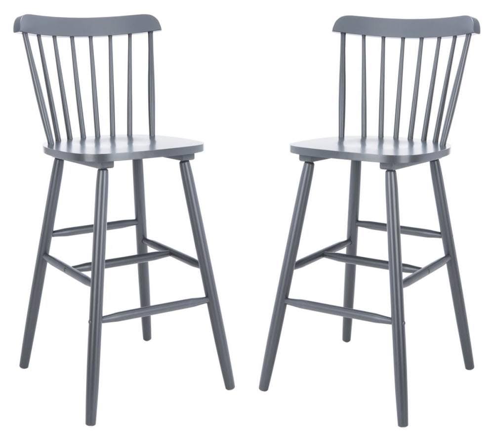 White Bar Stool (Set of 2) S193