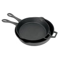 2-pc Cast Iron Skillet Set - 12-in, 14-in S42055
