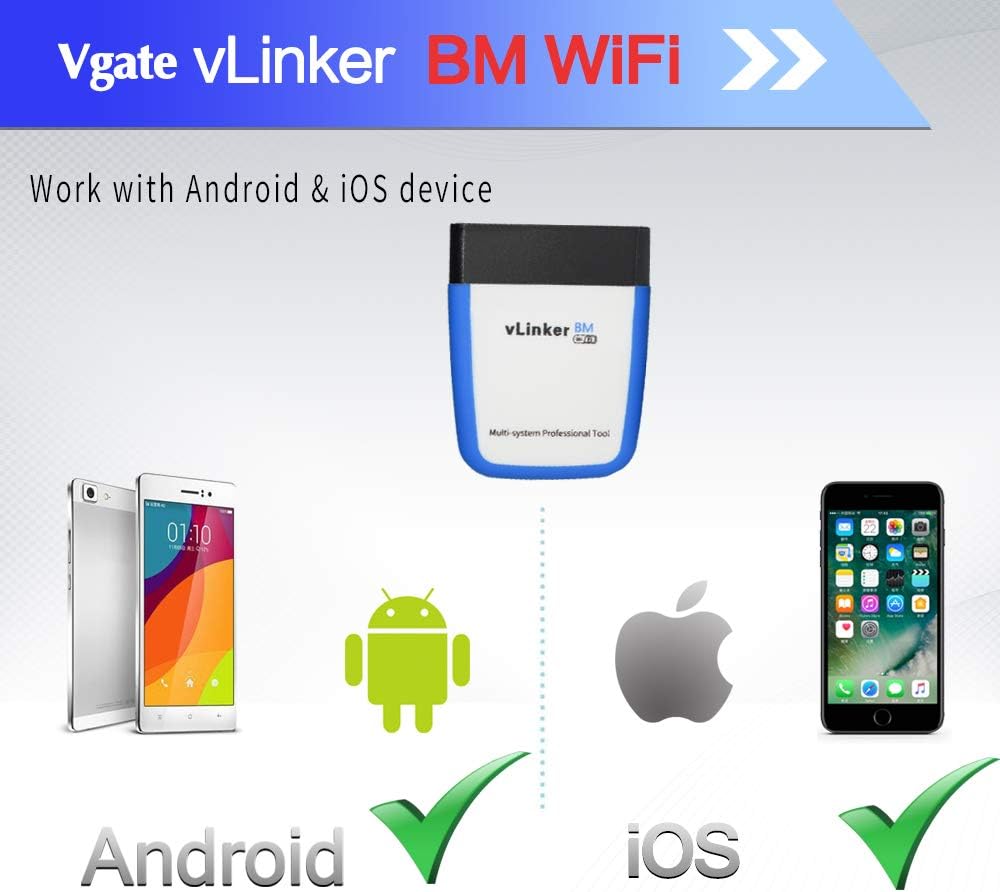 OBD2 Diagnostic Scan Tool for iOS, Android, and Windows, Pack of 2 M291