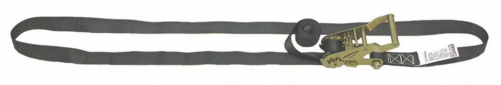 Ratchet Tie Down Strap, Poly, 10 ft. Y2143