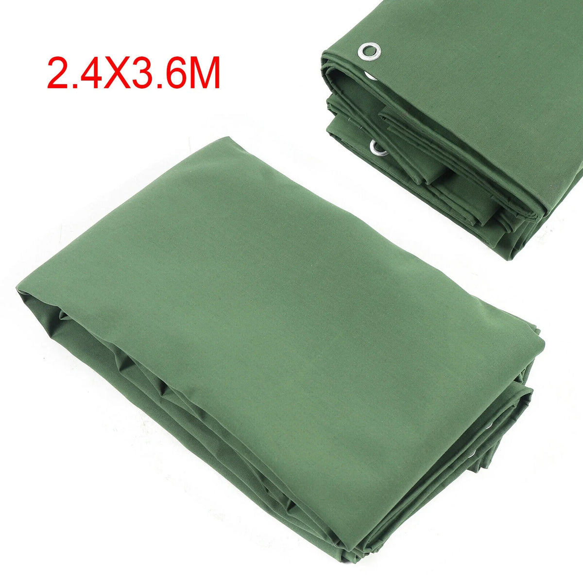 Green Waterproof Canvas Tarp R847454