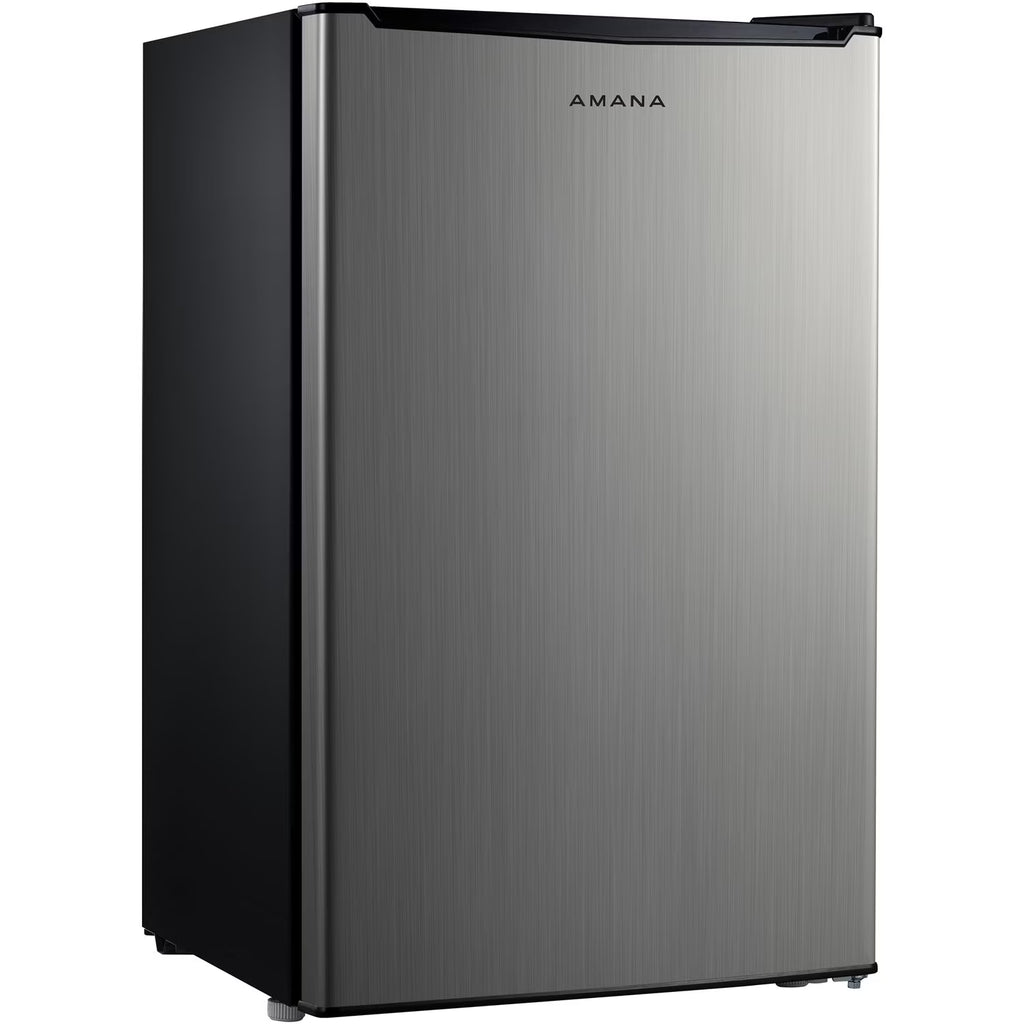 Black Single-Door Mini Refrigerator with Chiller Compartment D4810