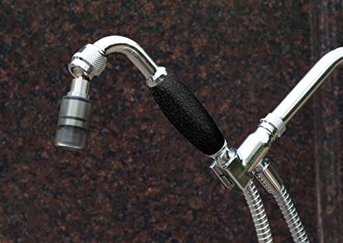 High Sierra Solid Metal Handheld Shower Head Kit with Slip-Free Grip E576
