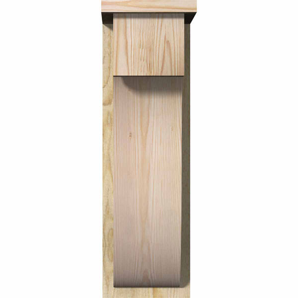 Douglas Fir Corbel with Backplate J82703