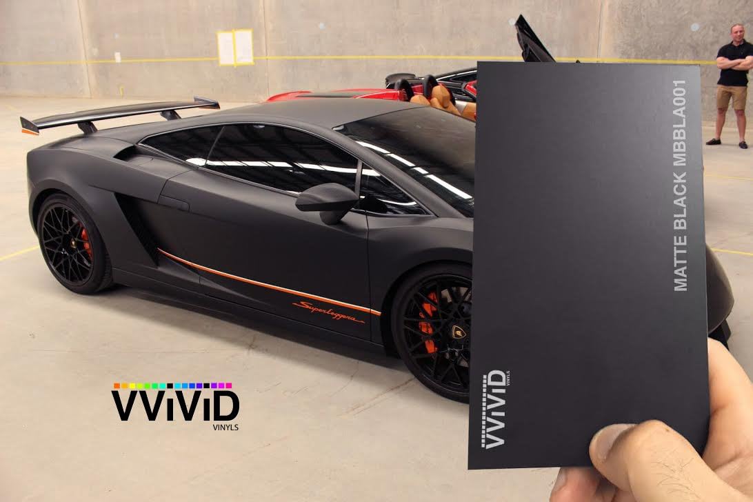 Black Matte 5 Foot x 6 Foot Car Wrap Vinyl Roll 3Mil Pack of 2 Y661