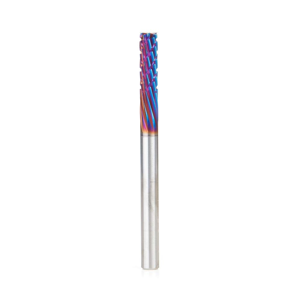 Solid Carbide CNC Router Bit Down Cut 1/4 D x 3/4 x 1/4 Shank x 3 Inch Long U6088