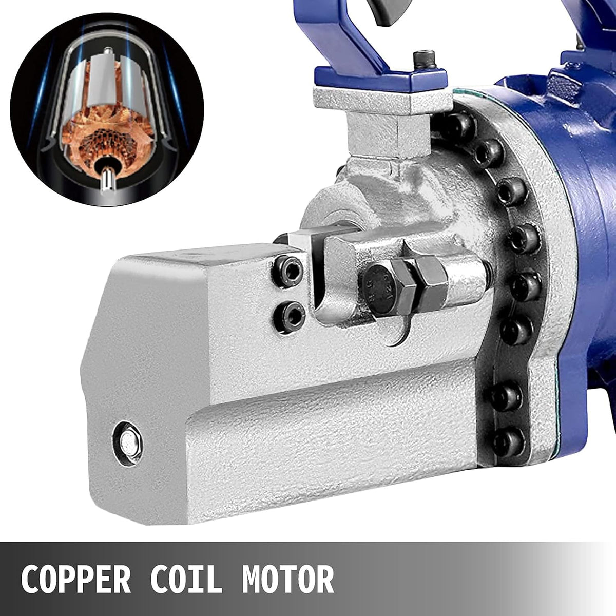 Electric Hydraulic Rebar Cutter with Adjustable Alloy Steel Blade R7850