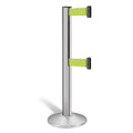 Fluorescent Yellow Crowd Control Post H750882