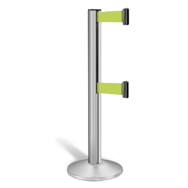 Fluorescent Yellow Crowd Control Post H750882