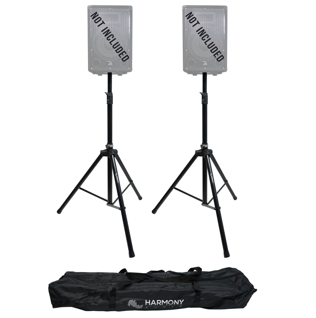 Pro DJ Tripod Speaker Stand Pair with Air Brake Lowering A994