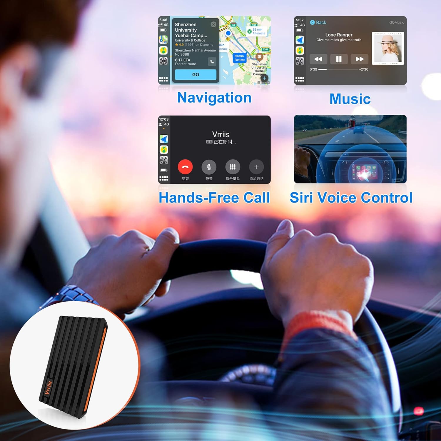 Wireless CarPlay Adapter Pack of 2 H5339