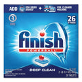 Finish Powerball Dishwasher Tabs, Fresh Scent, 26/Box, 8 Boxes/Carton L7513