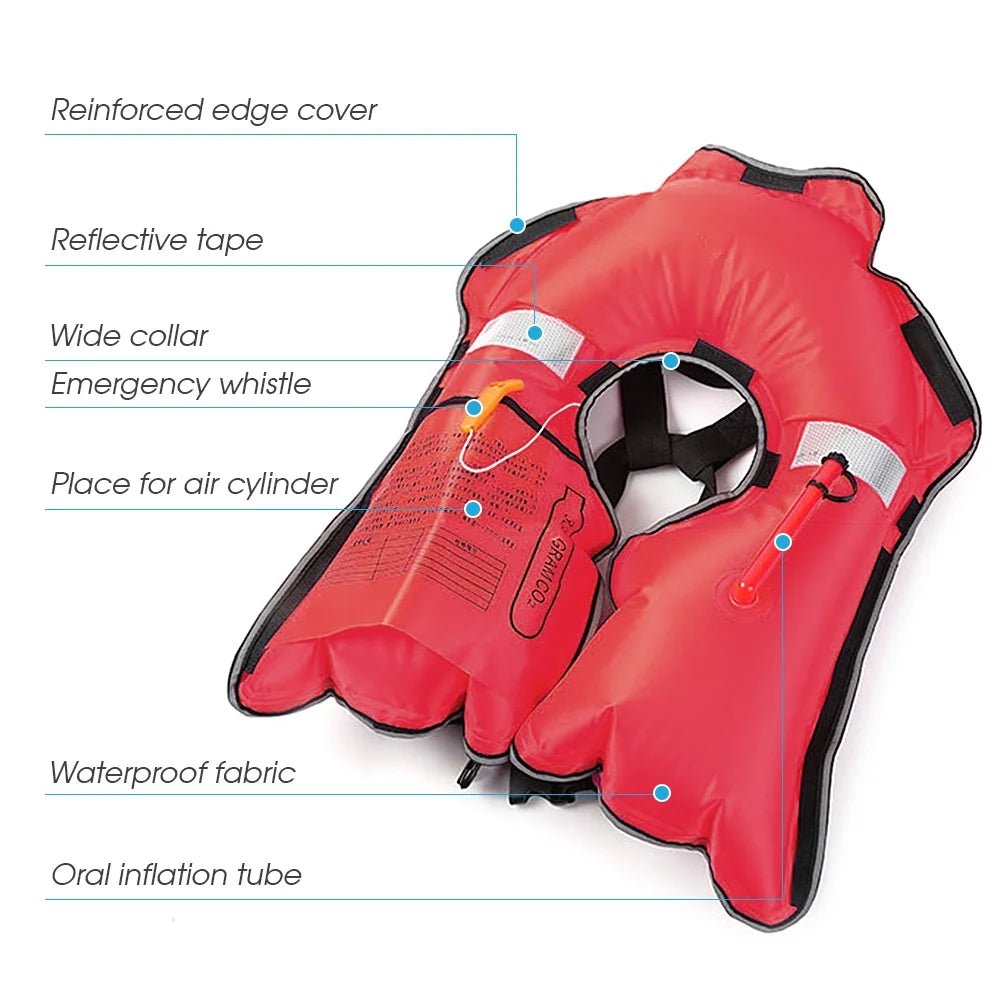 Auto Inflatable Adult Safety Float Suit C360
