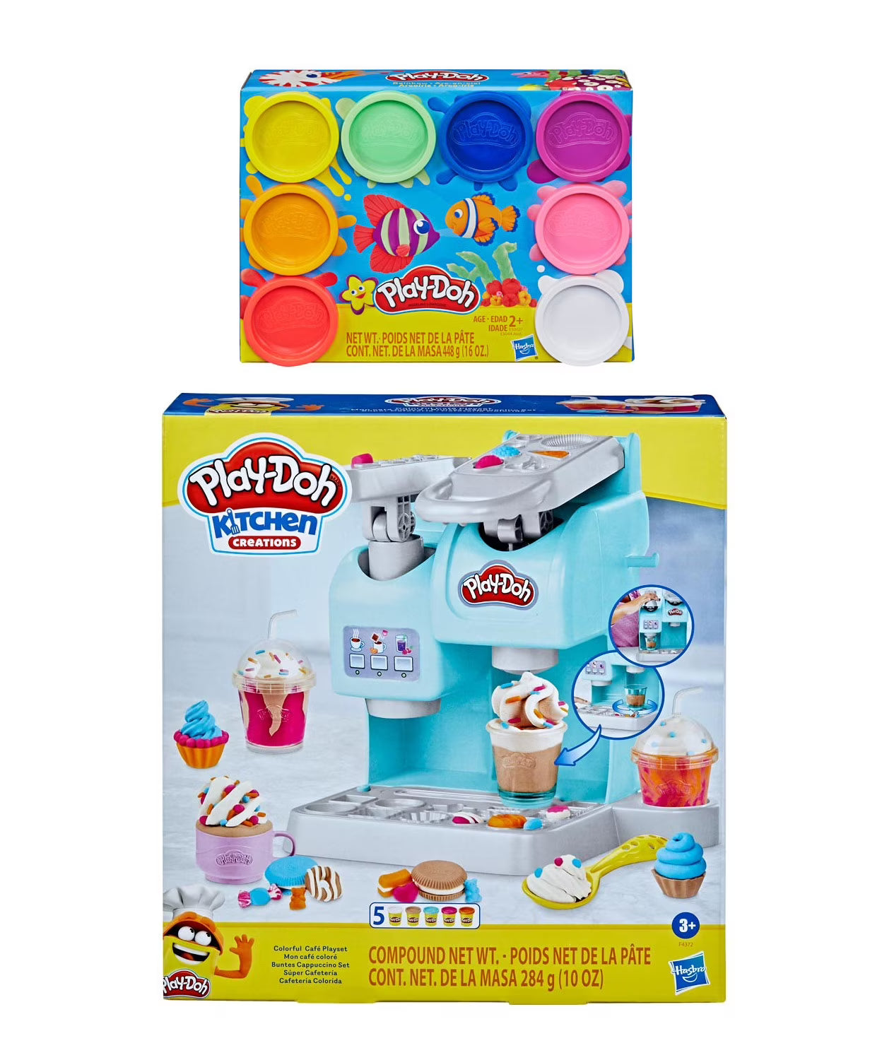 Colorful Caf Playset with 8 Pack of Rainbow Compound B413