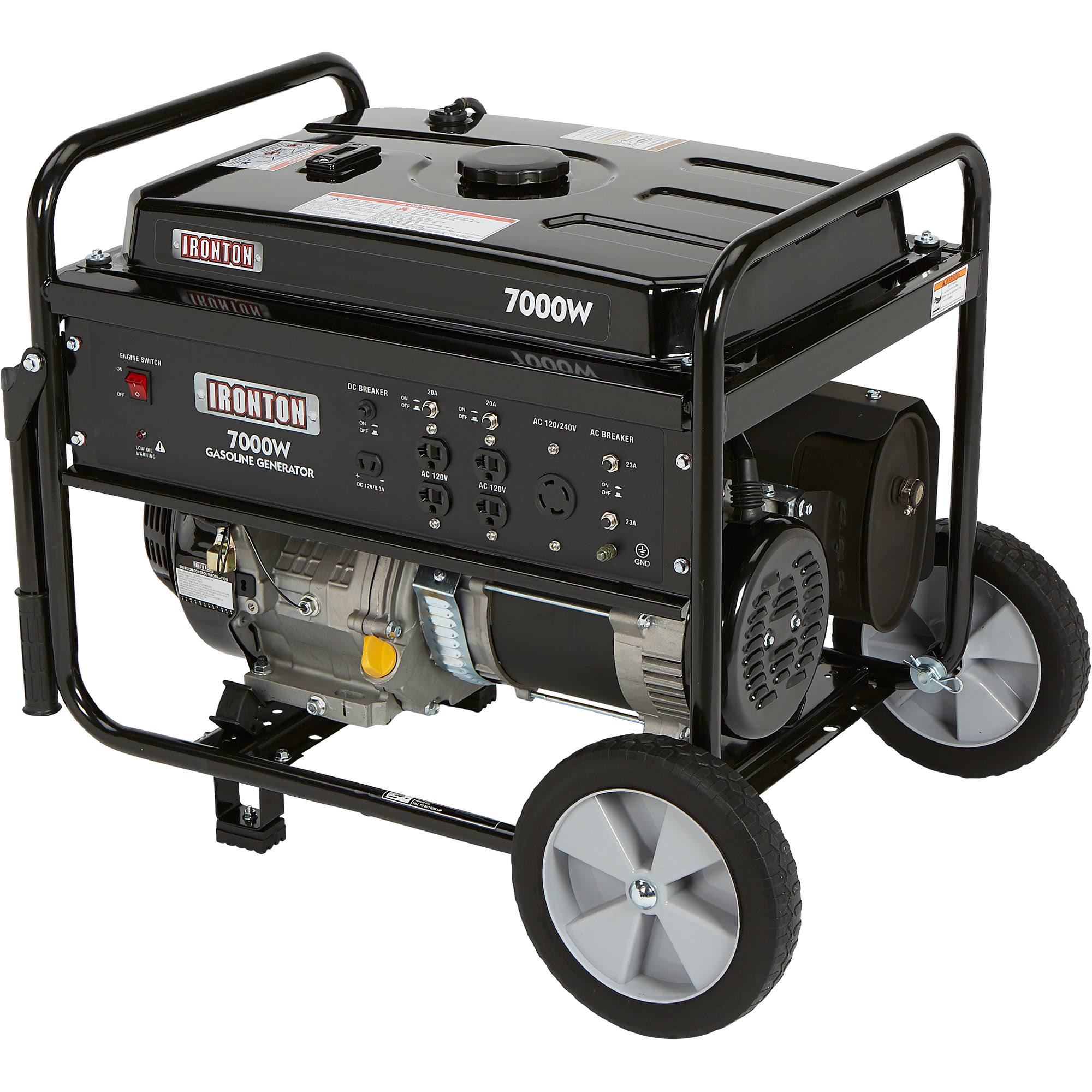 Portable Generator with Wheel Kit - 7000 Surge Watts, 5500 Rated Watts R15074