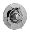 18K Gold Plated Pressure Balancing Valve Trim Plate with Handle and Diverter G40469