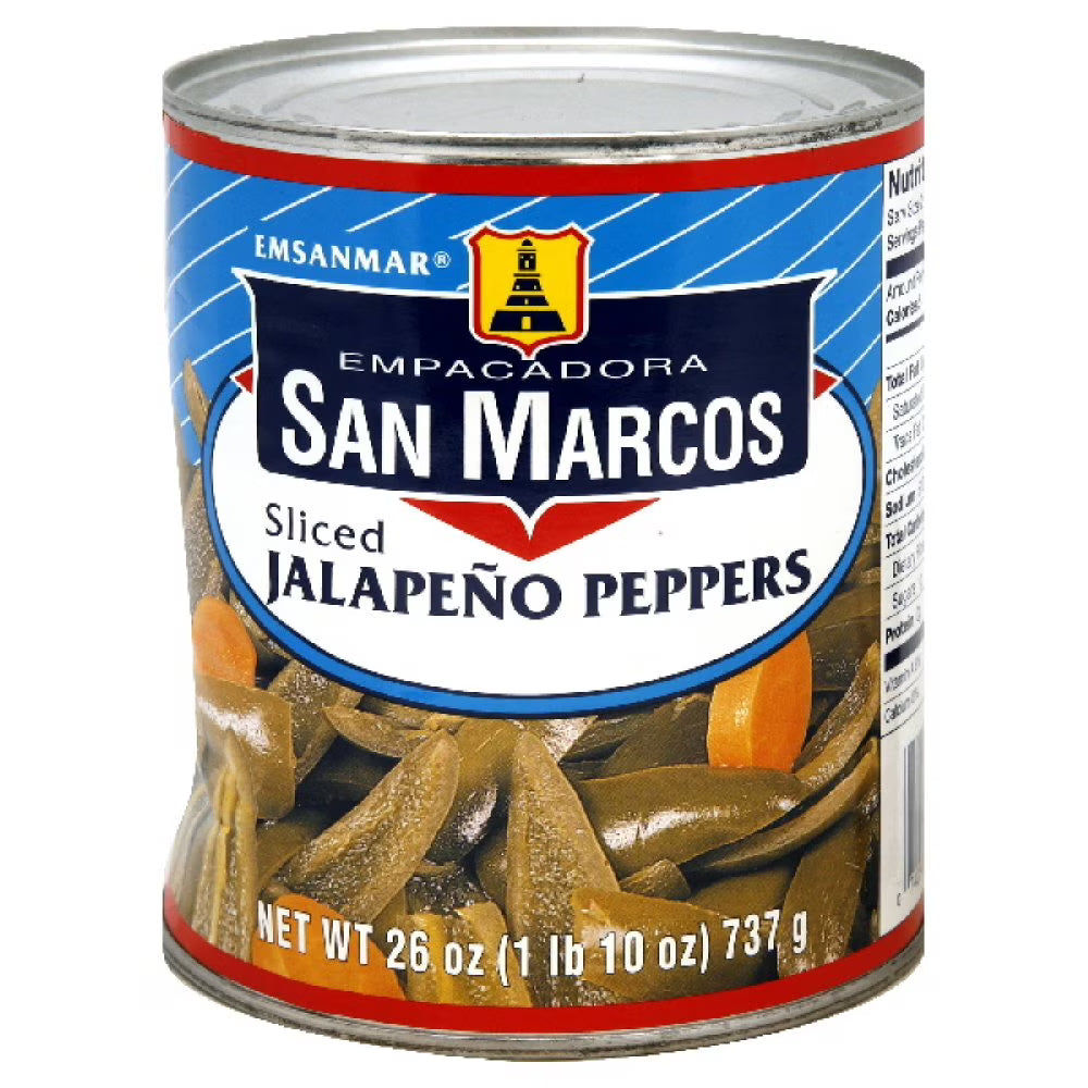 Sliced Jalapeno Tin, 26-ounces (Pack of 16) O908