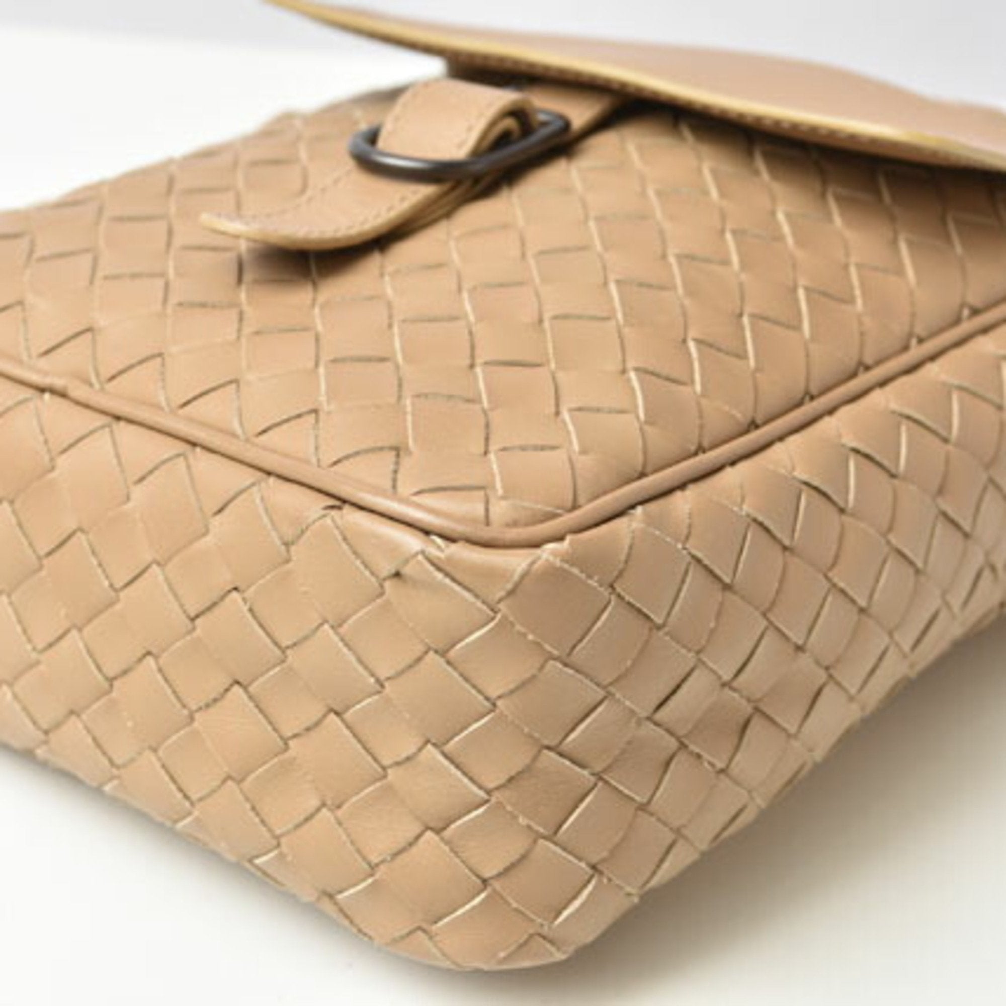 Camel Leather Shoulder Bag U92323