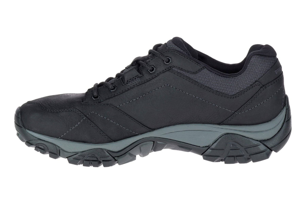Black Wide Waterproof Lace Shoes J1291