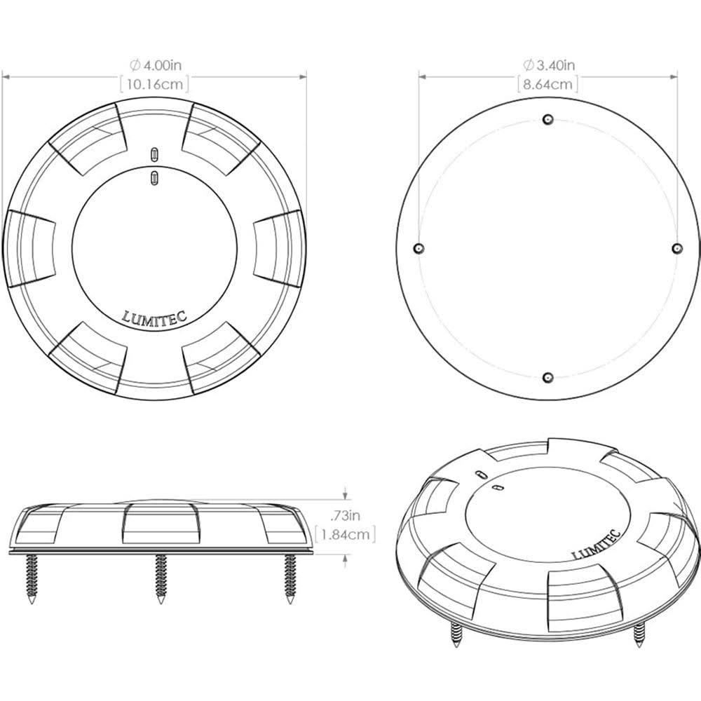 White LED Dome Light E526
