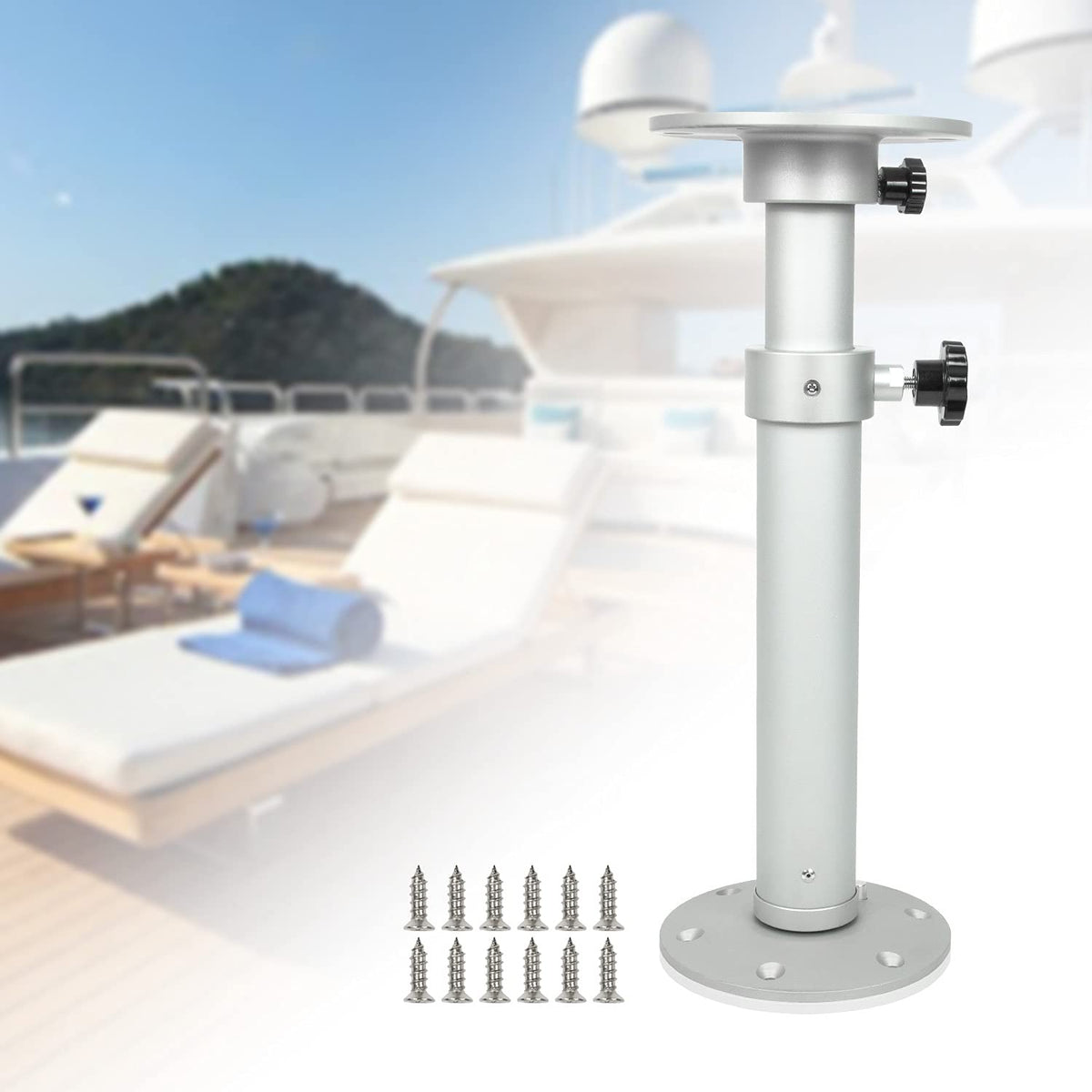 Adjustable Detachable Table Pedestal Stand Base Kit Y153096