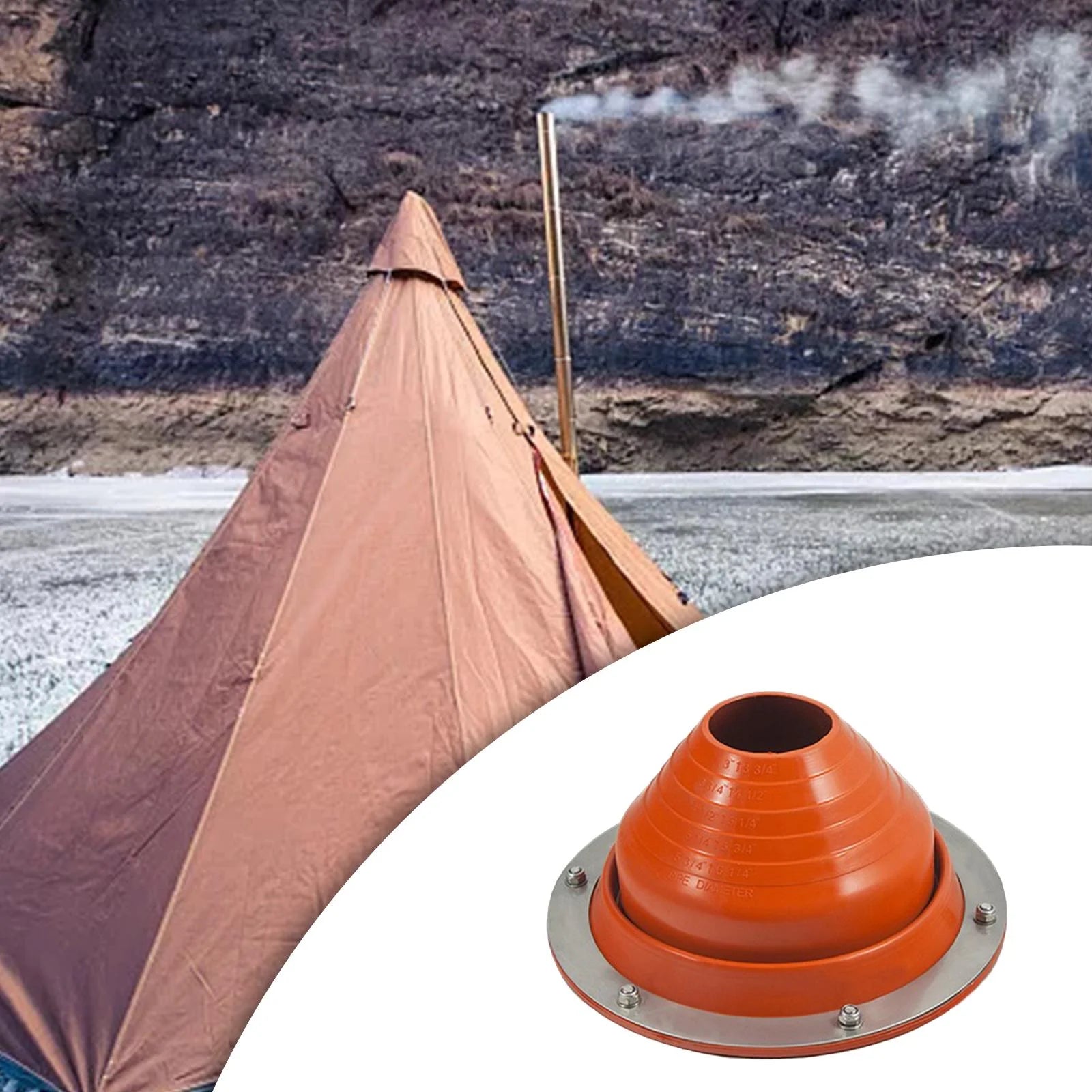 Silicone Tent Jack for 75-160mm Diameter Pipes C97580