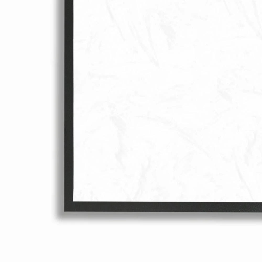 Black Framed Inspirational Wall Decor K8898