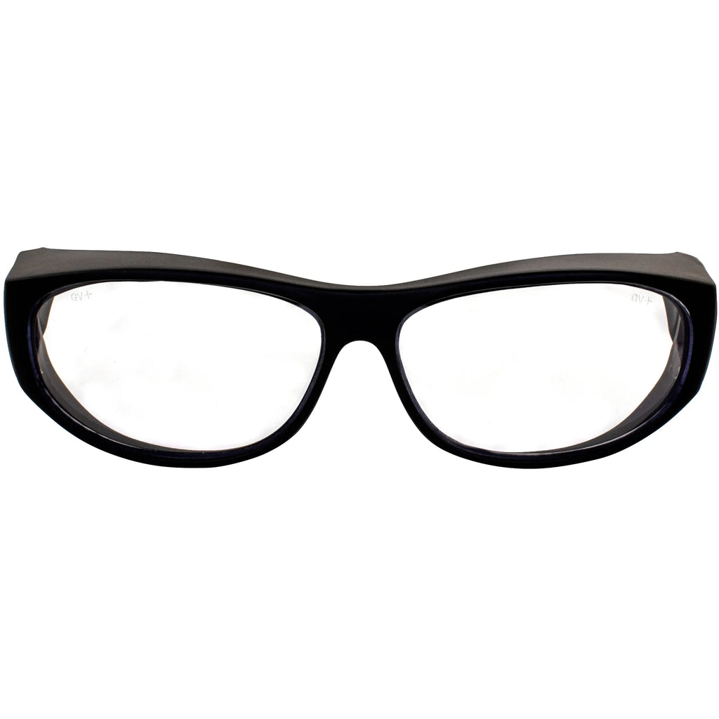 3 Pairs Gloss Black Safety Glasses with Microfiber Pouch D994977