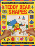 Teddy Bear Shapes Sticker and Color-in Playbook with Over 50 Reusable Stickers O994758
