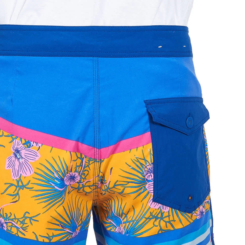 Scallop Hem Stretch Wavefarer Boardshorts - Saffron - 32 B18417