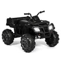12V Kids Powered ATV Quad Ride-On Car with 2 Speeds Spring Suspension Lights Storage U465091