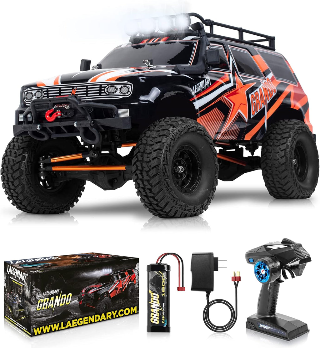 Red Orange 4x4 Offroad Remote Control Truck L546