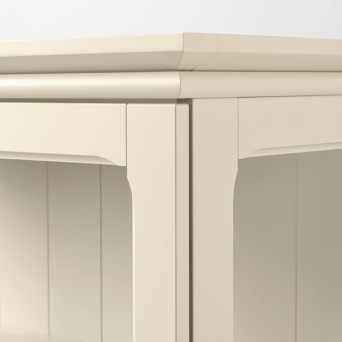 Light Beige Cabinet with Glass Doors G651895
